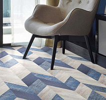 Chevron Chevron Blue фото 2 | FLOORDEALER