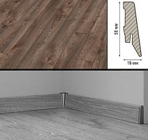 Плинтус Плинтус МДФ Kronotex ламинированный D4791 Плинтус ламинированный МДФ Kronotex Дуб коричневый Макро фото 1 | FLOORDEALER