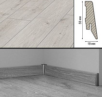Плинтус Плинтус МДФ Kronotex ламинированный D3179 Плинтус ламинированный МДФ Kronotex Дуб Эверест белый фото 1 | FLOORDEALER