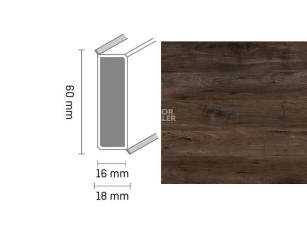 Широкий плинтус Cubu flex life XL 60/19 Touch and style 2957 gauguin фото 1 | FLOORDEALER