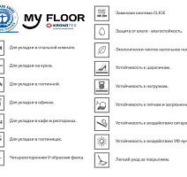 My Floor Residence 10мм ML1011 Дуб Макро Серый фото 3 | FLOORDEALER