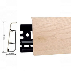 Плинтус Arbiton Indo Плинтус Arbiton Indo 70мм ПВХ 153 Дуб Янки фото 1 | FLOORDEALER