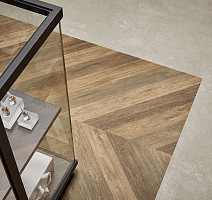 Forbo Eternal Wood 36042 brown herringbone фото 2 | FLOORDEALER