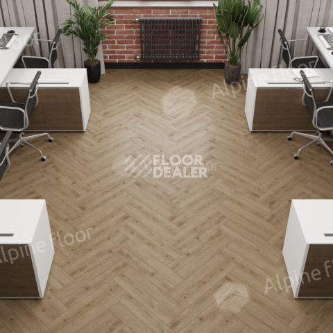 Alpine Floor Herringbone Pro 12мм lf 106-07 Дуб Прованс фото 3 | FLOORDEALER