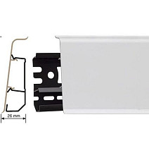 Плинтус Arbiton Indo Плинтус Arbiton Indo 70мм ПВХ 40 Белый Матовый фото 1 | FLOORDEALER