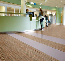 Forbo Marmoleum Linear Striato Original 5239 oxidized copper фото 2 | FLOORDEALER