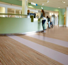 Forbo Marmoleum Linear Striato Original 5239 oxidized copper фото 2 | FLOORDEALER