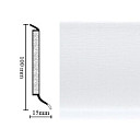 Плинтус Hsl 10 универсальный плинтус 1135 white  | FLOORDEALER