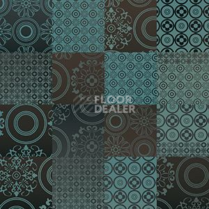 Ковровая плитка Ege Highline Cityscapes Spanish Tile Turq rfm 52755103 фото 1 | FLOORDEALER