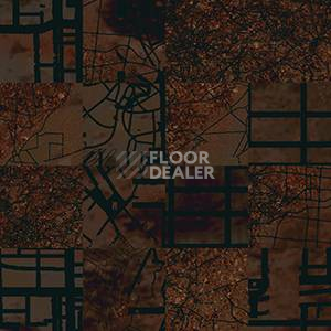 Ковровая плитка Ege Highline Cityscapes Aerial Map Brown rfm 52755015 фото 1 | FLOORDEALER