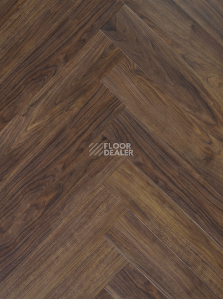 Кварцвиниловые полы My Step Aqua LVT Ёлка Walnut Nero (Орех Неро) MSAG01 фото 1 | FLOORDEALER