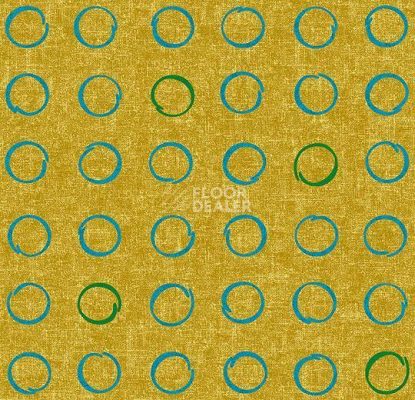 Ковролин Flotex Vision Shape 530008 (Spin) Lemon фото 1 | FLOORDEALER