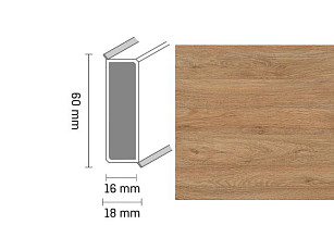 Плинтус Широкий плинтус Cubu flex life XL 60/19 Touch and style 2937 mabelle фото 1 | FLOORDEALER