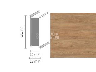 Плинтус Широкий плинтус Cubu flex life XL 60/19 Touch and style 2937 mabelle фото 1 | FLOORDEALER