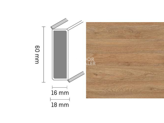 Плинтус Широкий плинтус Cubu flex life XL 60/19 Touch and style 2937 mabelle фото 1 | FLOORDEALER