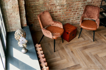 Vinilam Parquet Herringbone Glue 2.5мм IS11199 Паркет Венецианский Glue фото 5 | FLOORDEALER