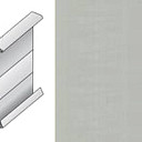 Плинтус Гибкий плинтус Dsl 60 Серебристый W199/1063  | FLOORDEALER