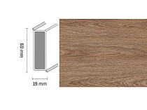 Плинтус Плинтус Dollken Cubu 60 Touch & Style 2951 фото 1 | FLOORDEALER