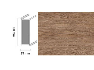 Плинтус Плинтус Dollken Cubu 60 Touch & Style 2951 фото 1 | FLOORDEALER