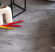 Vinilam Ceramo Stone 2,5 мм 71616 Цемент Серый фото 3 | FLOORDEALER