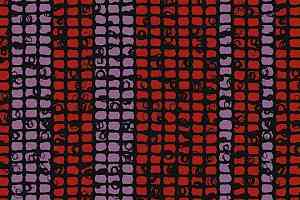 Ковролин Flotex Tibor Mosaic 980412 Mosaic Raspberry Stripe фото  | FLOORDEALER