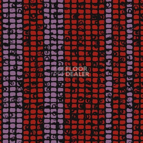 Ковролин Forbo Flotex Tibor Mosaic 980412 Mosaic Raspberry Stripe фото 1 | FLOORDEALER