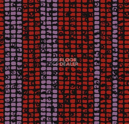 Ковролин Flotex Tibor Mosaic 980412 Mosaic Raspberry Stripe фото 1 | FLOORDEALER