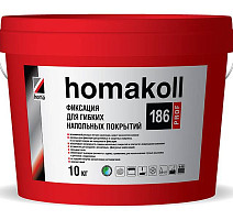 Сопутствующие материалы Homakoll 186 Prof Клей фиксация. Морозостойкая Водно-дисперсионный клей-фиксация Homakoll 186 Prof 10 кг морозостойкий фото 1 | FLOORDEALER