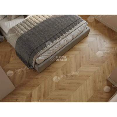 Кварцвиниловые полы Alpine Floor Chevron 5мм Дуб Буна ECO18-15 фото 3 | FLOORDEALER