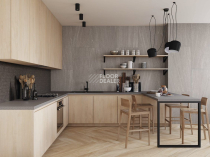 Gabbro Комплект с прямоуг. бортиком 33x120 Комплект (Ступень gb 03 (33x120) непол. (прямоугол. бортик) + Подступенок (14,5x120)) фото 3 | FLOORDEALER