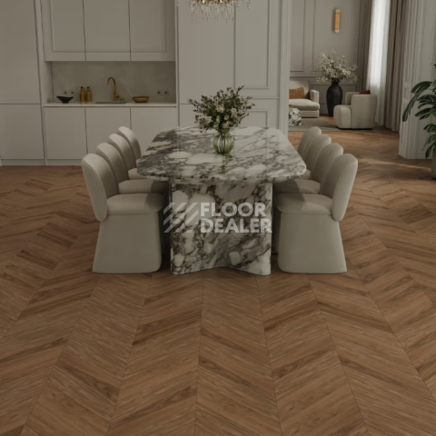 Signature Obsidian Chevron XL 12мм LF703-33 Дуб Корица Cinnamon Valley фото 3 | FLOORDEALER