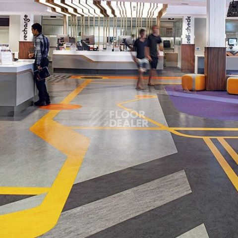 Forbo Marmoleum Marbled Real 3146 / 314635 / 73146 Serene Grey фото 2 | FLOORDEALER