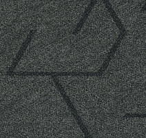 Ковровая плитка Flotex Triad planks 131017 Anthracite фото 1 | FLOORDEALER