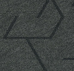 Ковровая плитка Flotex Triad planks 131017 Anthracite фото 1 | FLOORDEALER