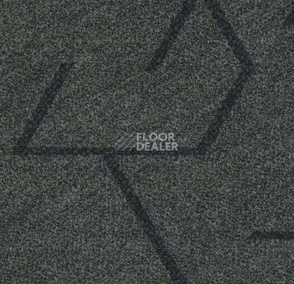 Ковровая плитка Flotex Triad planks 131017 Anthracite фото 1 | FLOORDEALER