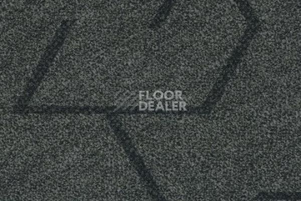 Ковровая плитка Flotex Triad planks 131017 anthracite фото 1 | FLOORDEALER