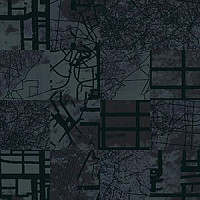 Ковровая плитка Ege Highline Cityscapes Aerial Map Violet rfm 52755014 фото 1 | FLOORDEALER