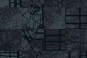Ковровая плитка Ege Highline Cityscapes Aerial Map Violet rfm 52755014 фото  | FLOORDEALER