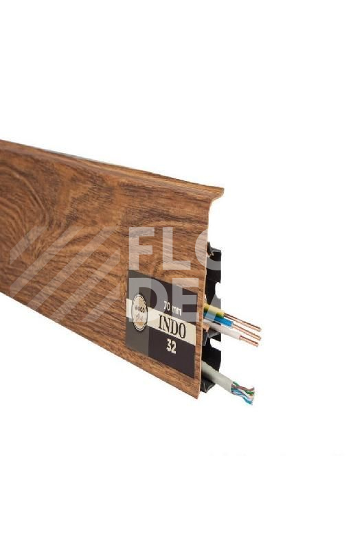 Плинтус Плинтус Arbiton Indo 70мм ПВХ 32 Дуб Палоны фото 1 | FLOORDEALER