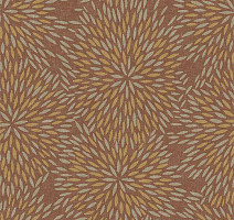 Ковролин Flotex Vision Floral 660004 (Firework) Ginger фото 1 | FLOORDEALER