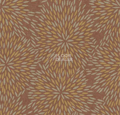 Ковролин Forbo Flotex Vision Floral 660004 (Firework) Ginger фото 1 | FLOORDEALER
