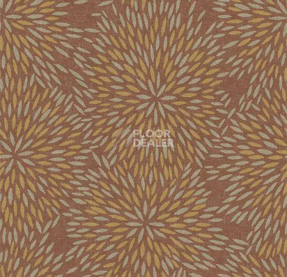 Ковролин Flotex Vision Floral 660004 (Firework) Ginger фото 1 | FLOORDEALER
