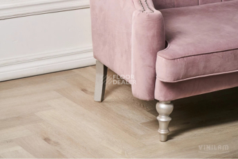 Кварцвиниловые полы Vinilam Parquet Herringbone Glue 2.5мм IS11188 Паркет Скандинавский Glue фото 1 | FLOORDEALER