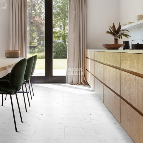 Moduleo Next Acoustic камень CARRARA MARBLE 112 BV фото 2 | FLOORDEALER