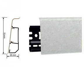 Плинтус Arbiton Indo Плинтус Arbiton Indo 70мм ПВХ 134 Кембридж фото 1 | FLOORDEALER