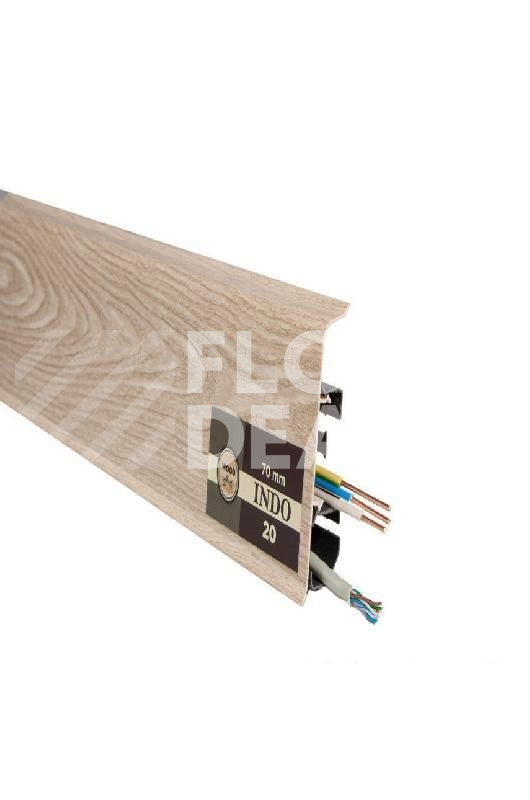 Плинтус Плинтус Arbiton Indo 70мм ПВХ 20 Дуб Бургос фото 1 | FLOORDEALER