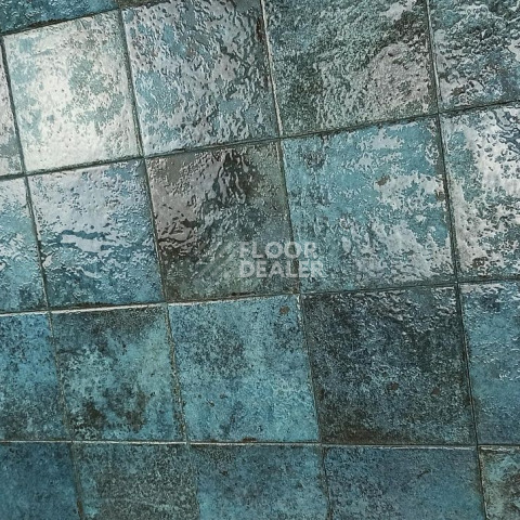 Tahiti  14.7 * 14.7 Turquoise Glossy фото 5 | FLOORDEALER