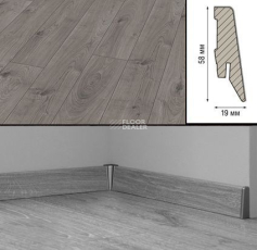 Плинтус МДФ Kronotex ламинированный D3178 Плинтус ламинированный МДФ Kronotex Дуб Эверест серый фото 2 | FLOORDEALER