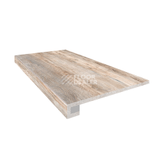 Керамогранит Brigantina Комплект 33x120 Комплект (Ступень bg 00 (33x120) непол. (прямоугол. бортик) без насечек+ Подступенок (14,5x120)) фото 1 | FLOORDEALER