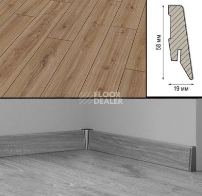 Плинтус Плинтус МДФ Kronotex ламинированный D3074 Плинтус ламинированный МДФ Kronotex Дуб Феррара фото 1 | FLOORDEALER